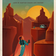 Illustration for article titled SpaceX Just Dropped These Amazing Retro Mars Travel Posters